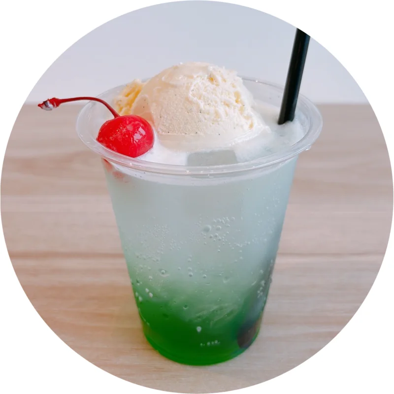 メロンクリームソーダ